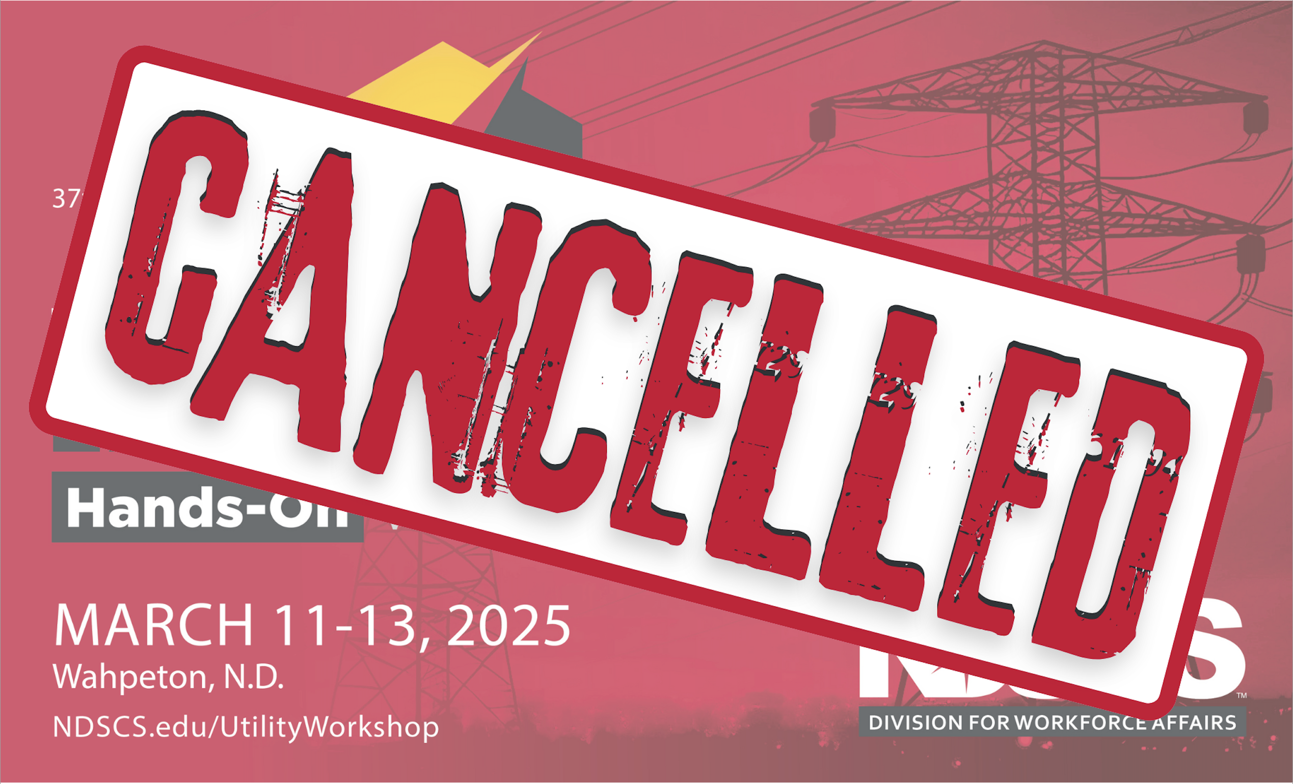 Electric Utility Workshop Cancelled