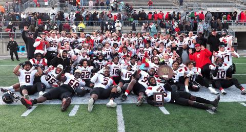 NDSCS Wildcat Football team after MCAC Championship