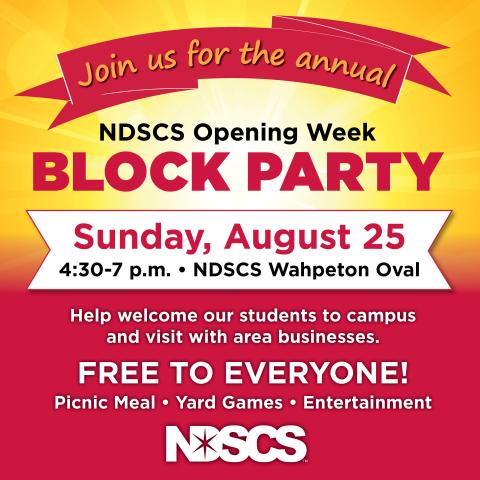 Community Block Party invitation