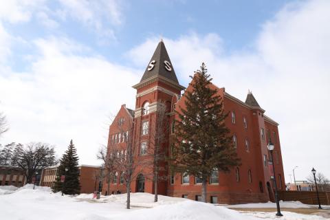 Old Main in the Winter