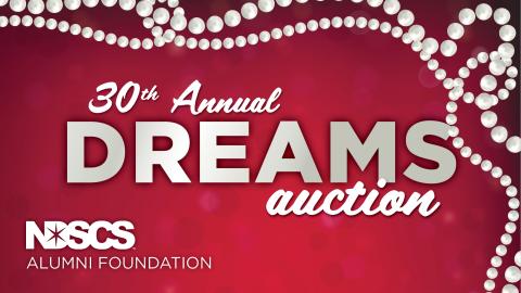 graphic saying "30th Annual DREAMS Auction"