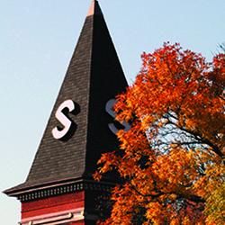 Old Main in fall